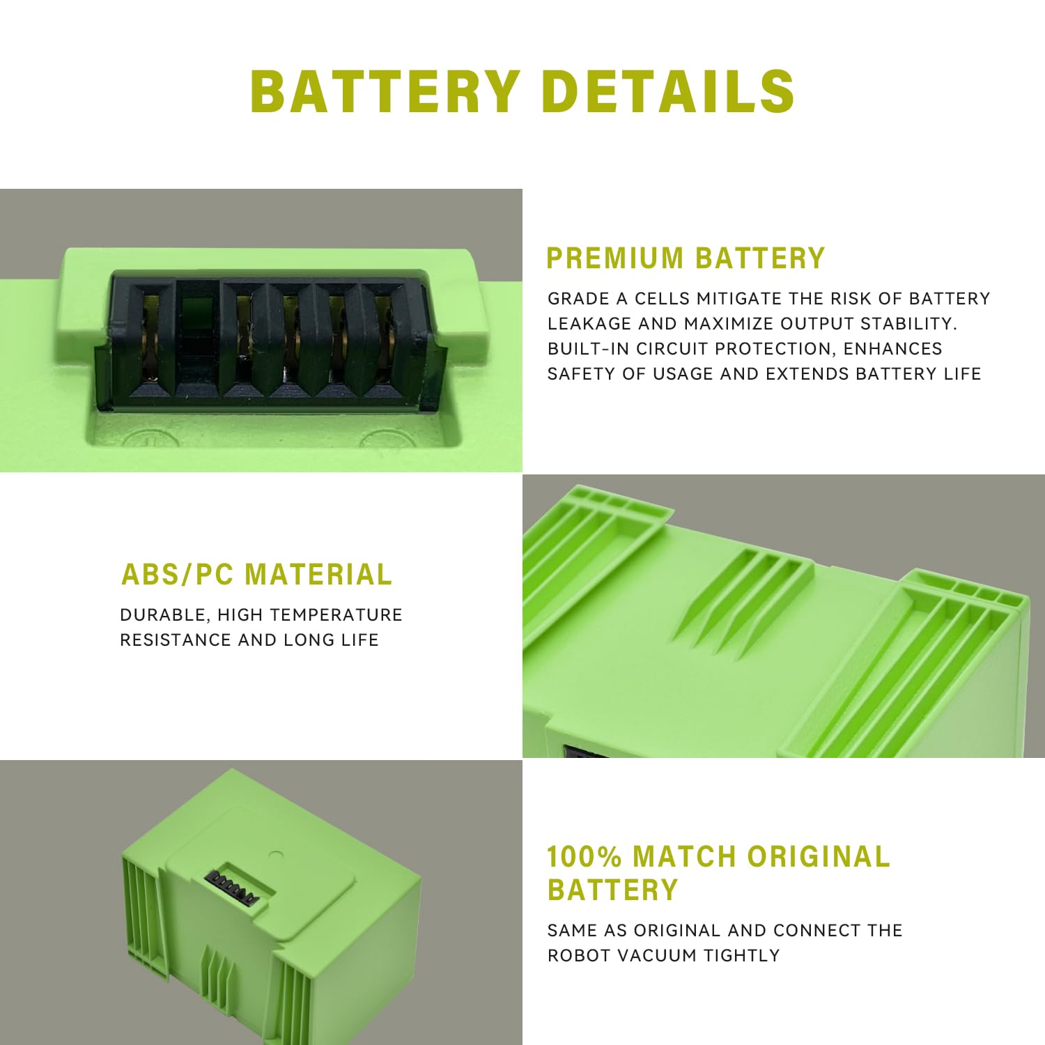 Amazon.com: ABL-D1 Battery for iRobot Roomba i7 j7 e5 e6 e5150