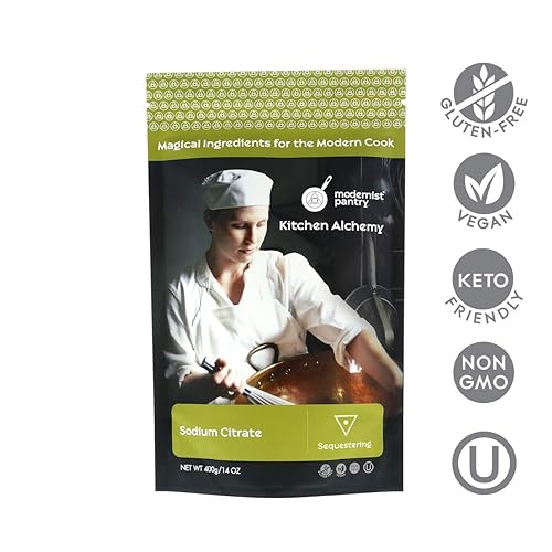 Miniatura 2 de Alimentos de sodio Citrate ⊘ non-gmo ❤ ☮ Vegano ✡ ou Kosher Certificado (Gastronomía Molecular) – sin gluten 14 oz