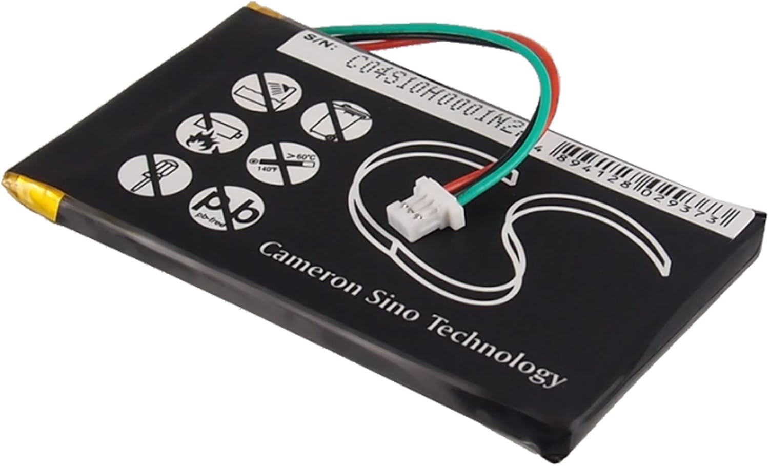 Cameron Sino Battery for Garmin Nuvi 750, Nuvi 755, Nuvi 755T PN:Garmin 010-00583-00 1250mAh