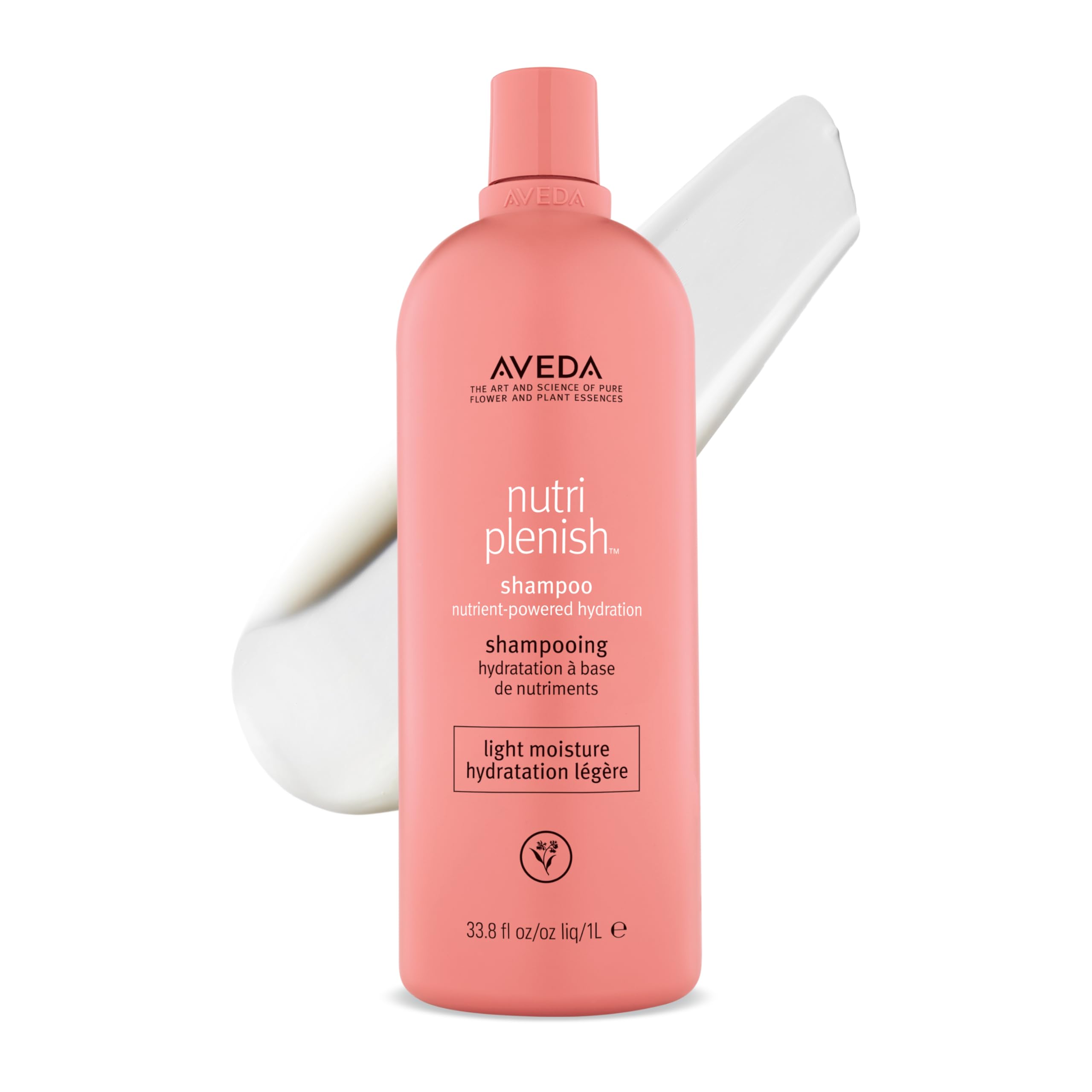 Aveda Nutriplenish Shampoing Hydratation Légère | Shampoing nourrissant aux superaliments pour cheveux secs | Huile de grenade bio, huile de coco, beurre de mangue