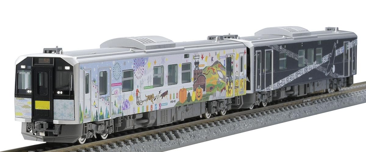 JR H100形ディーゼルカー（根室線・宗谷線ラッピング車）セット Amazon | トミーテック (TOMYTEC) JR H100形 根室線・宗谷線ラッピング