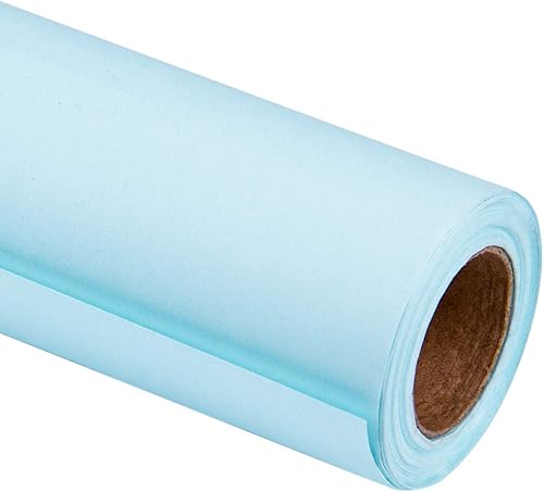 Vista 155 de RUSPEPA Rollo grande de papel de estraza de 30 x 393 pulgadas (32.8 pies), papel de regalo morado reciclable para envolver regalos de cumpleaños