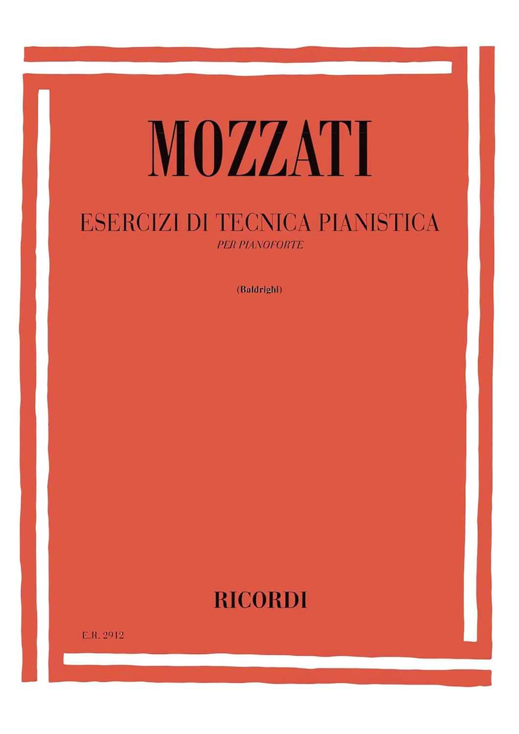 ESERCIZI DI TECNICA PIANISTICA PIANO      Paperback – January 1, 1994