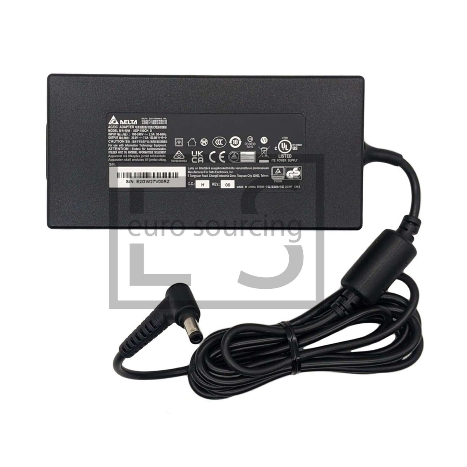 New Delta Gaming Laptop 150W AC Adapter Compatible with Toshiba Satellite P30-100, P30-40, P30-60, P30-80 Notebook Charger Power Supply with 5.5MM x 2.5MM PSU Adaptor Power Cord