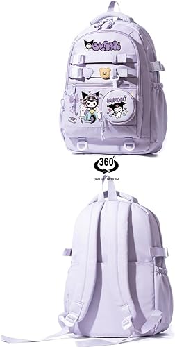 Miniatura 6 de Mochila Kawaii con 21 piezas de accesorios de dibujos animados de anime, antirrobo de viaje, estética, bolsa de regalos para el nuevo semestre con