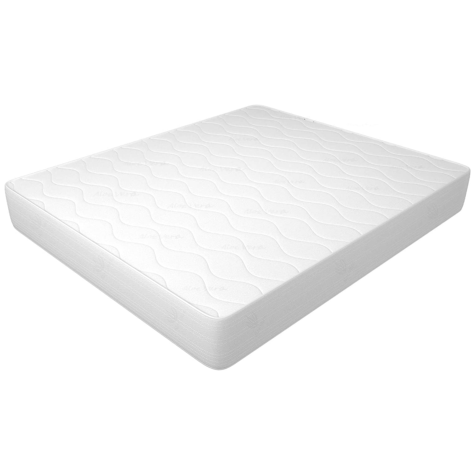 MiaSuite Memory Foam Topper 140x190 Cm – 10 Cm Hoch, Mit Aloe Vera Bezug & Orthopädisch