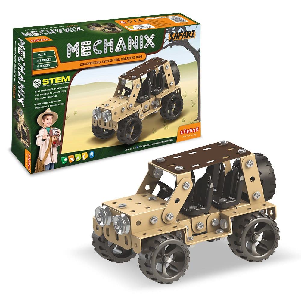 MECHANIX - 155 Engineering Parts & 5 Models Safari (01056)
