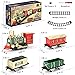 XINGYING Christmas Train Set for Tree - Electric Toy Train w/Light & Sounds, Kids Train with 10 Tracks for Boys Age 3-8, Toddler Train Set Around Christmas Tree Gifts