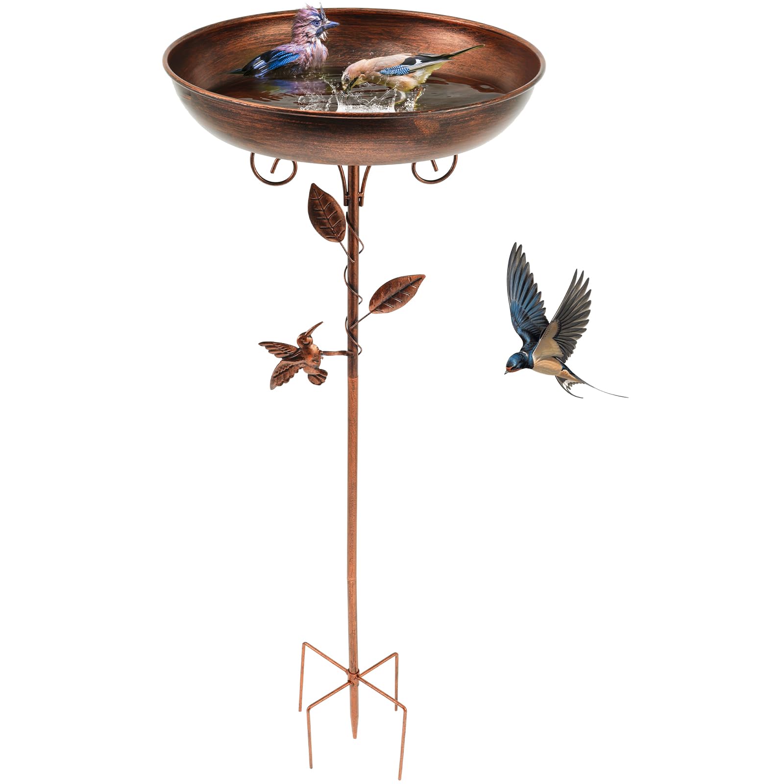 Amazon.com: Bird Bath for Outside, 32 Inch Vintage Freestanding