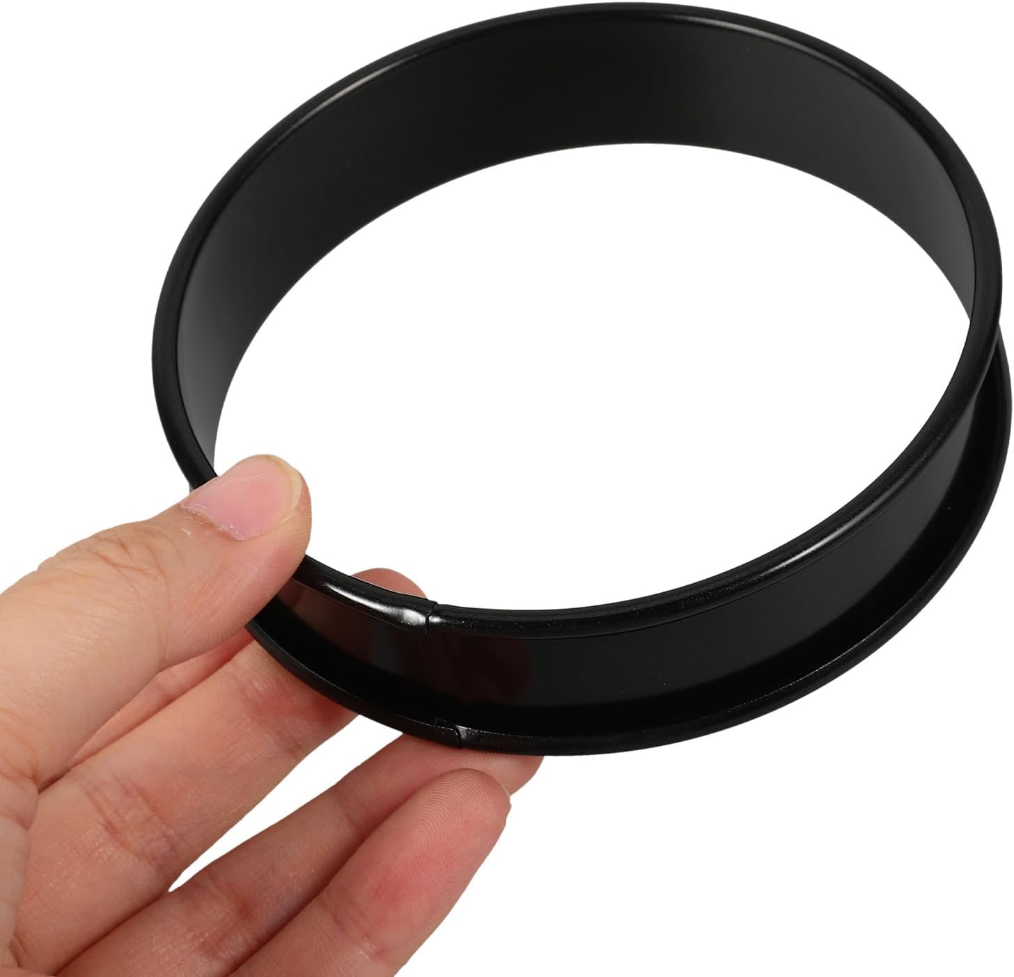 8pcs Stainless Steel Mousse Rings Non-stick round Cake Baking Tool 10cm Diameter Multi-function Dessert Mold for Professional Home Bakers