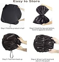 Vista 5 de Gven Parasol para Parabrisas Parasol de Coche 2025 Rosa Accesorios de Coche para Mujeres Sombras para Ventana Delantera Cubierta de Parabrisas