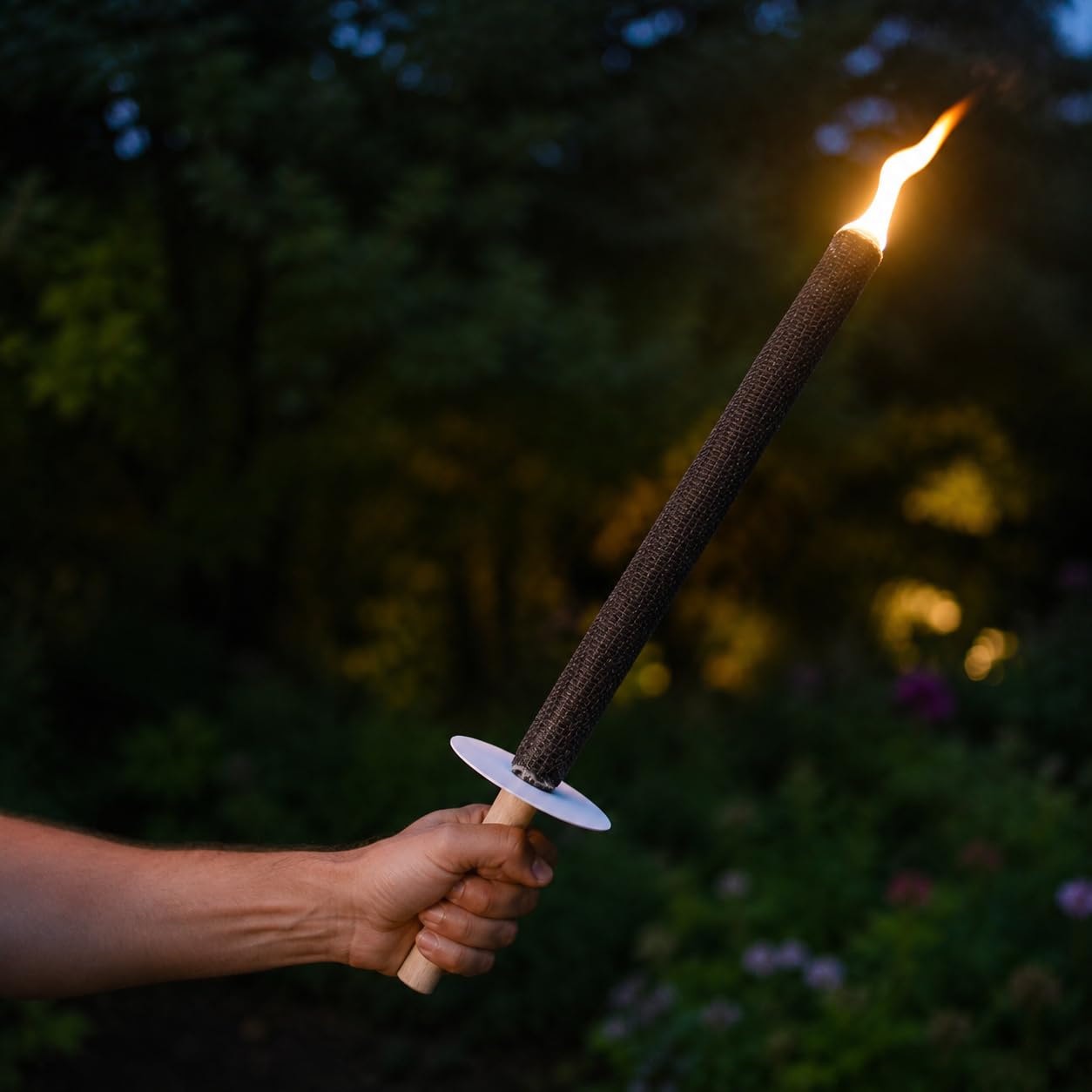De cera para antorchas de 75 Min, antorchas de fuego de mecanismo de caminata de los rodamientos de fuego, unidad, 10 pieza