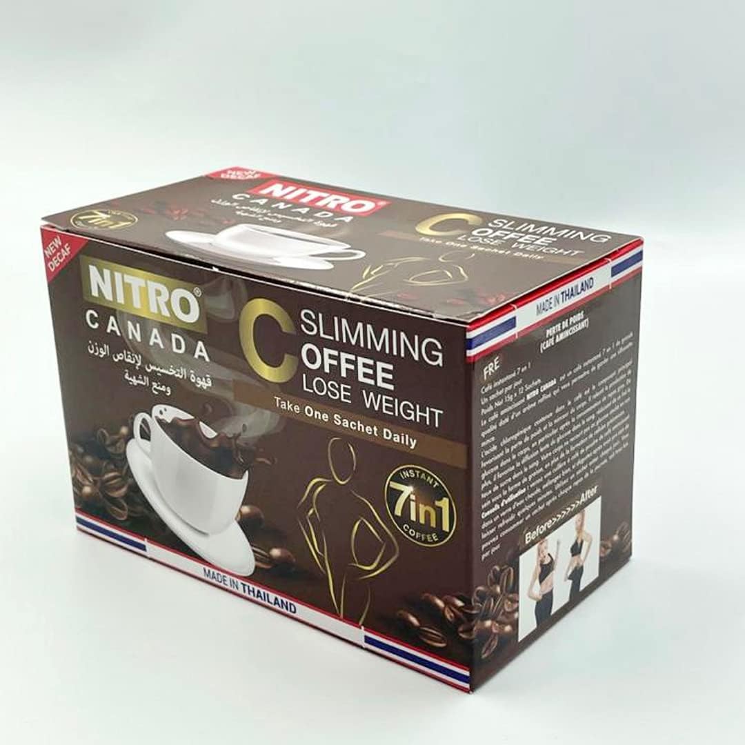 Nitro Canada 7-in-1 Lose Weight Slimming Coffee (12 Sachets)