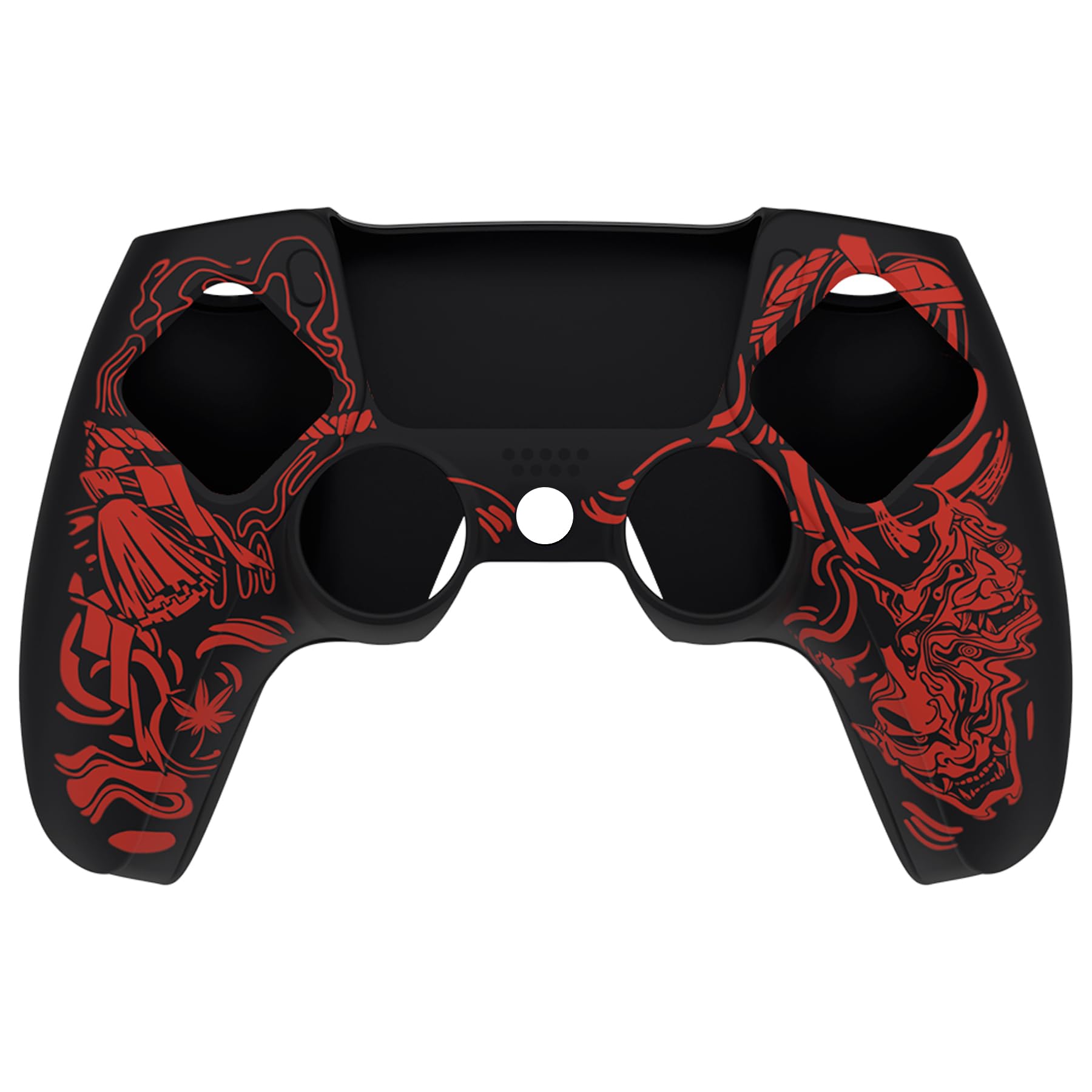 PlayVital Funda de Silicona para ps5 Mando - Cubierta Protectora Antideslizante y Suave con 6 Tapas para Pulgar, Grip Mejorado, Compatible con Base de Carga (Pure Series-Efectivo 100 Dólares) — view 76