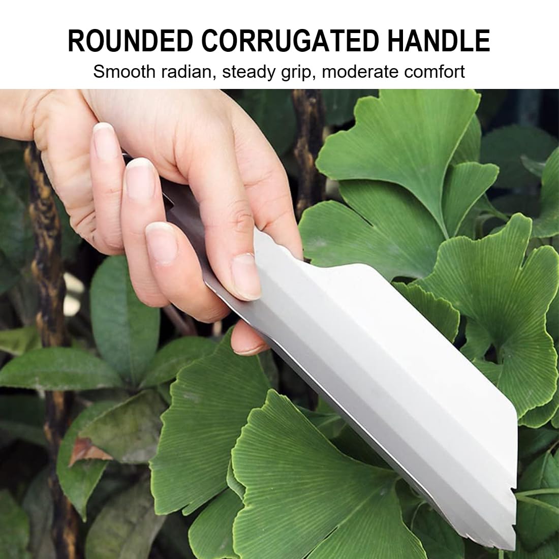 Pala Ultraligera de Titanio, Pala de jardín pequeña para jardinería, Camping y Senderismo, Solo 38 g, con Bolsa de Almacenamiento.