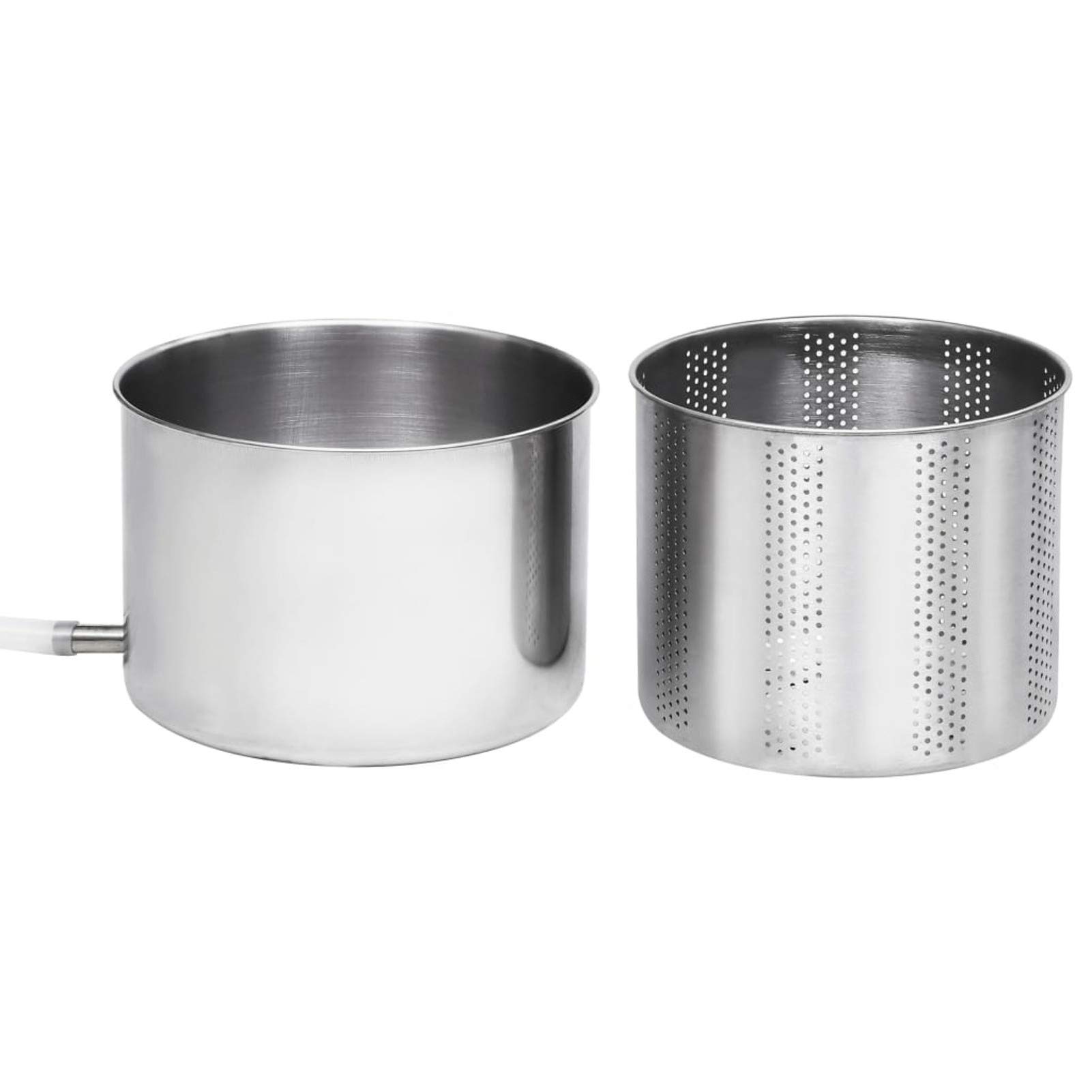 Mobili Torchio per Frutta e Vino in Aiaio Inox 6 L, Mobili per Casa Interno Esterno Soggiorno Camera da Letto Decorazione da Mobili Camera