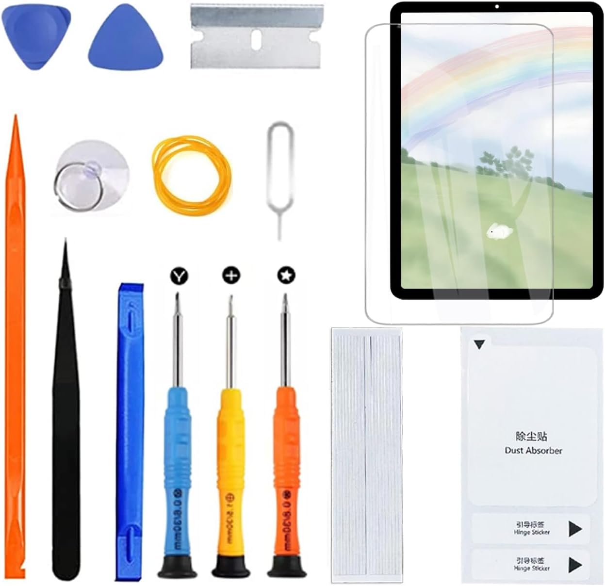 H&LYCYJ Display Screen for iPad Air 5 (2022) A2588 A2589 A2591 LCD Screen Replacement Assembly with Kit