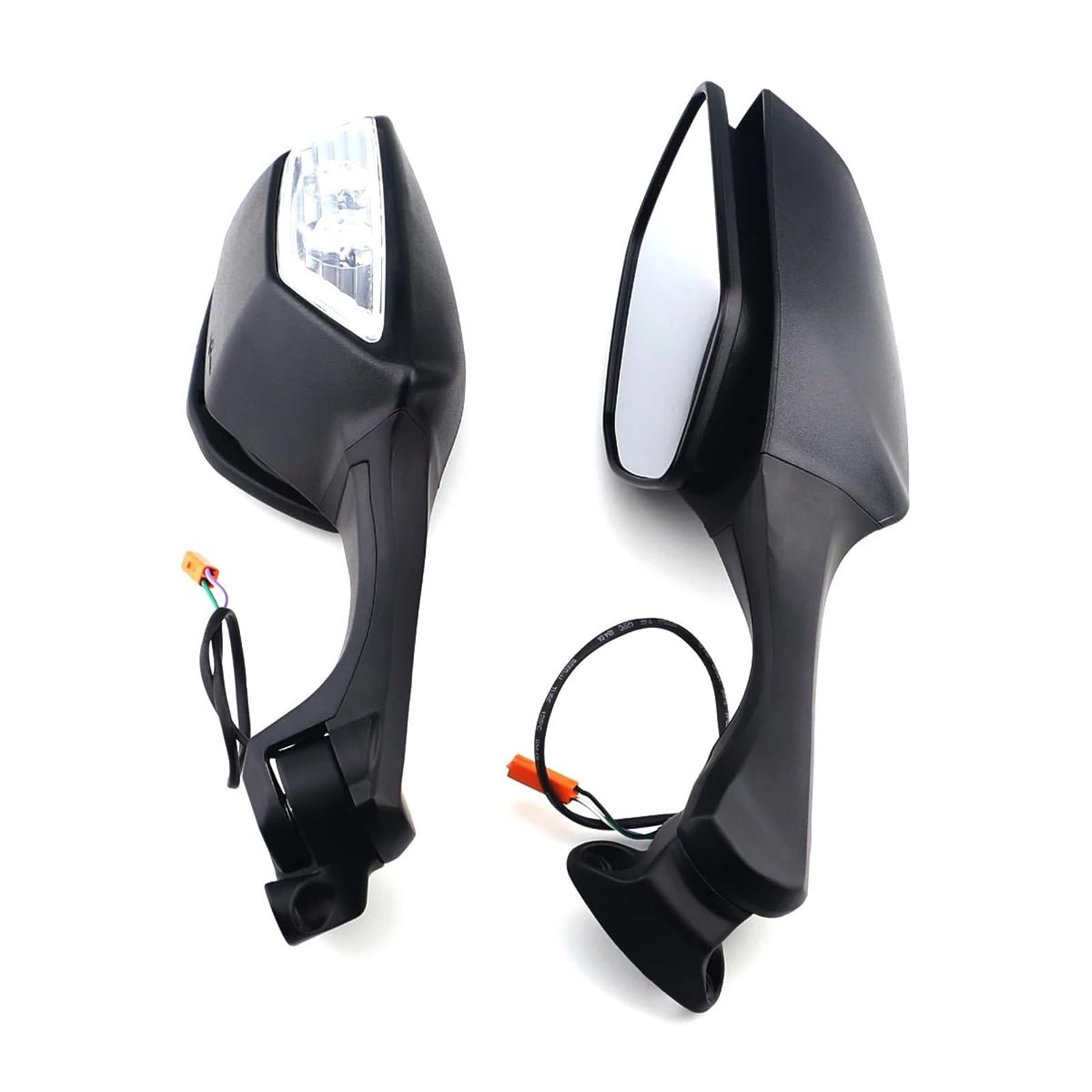 Espejos retrovisores plegables para Kawasaki Ninja ZX10R 2016-2023 con intermitentes