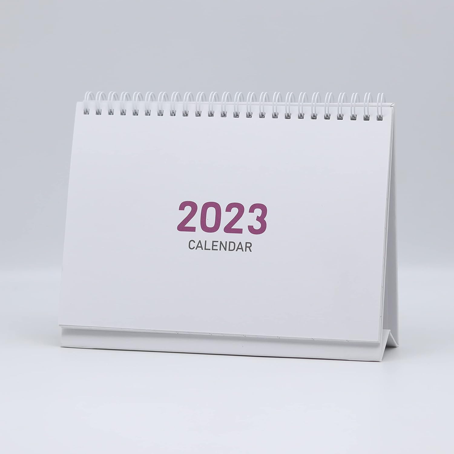 INNAXA Desk Calendar 2024, 21 x 14.8 cm, Standing Flip Black Desk
