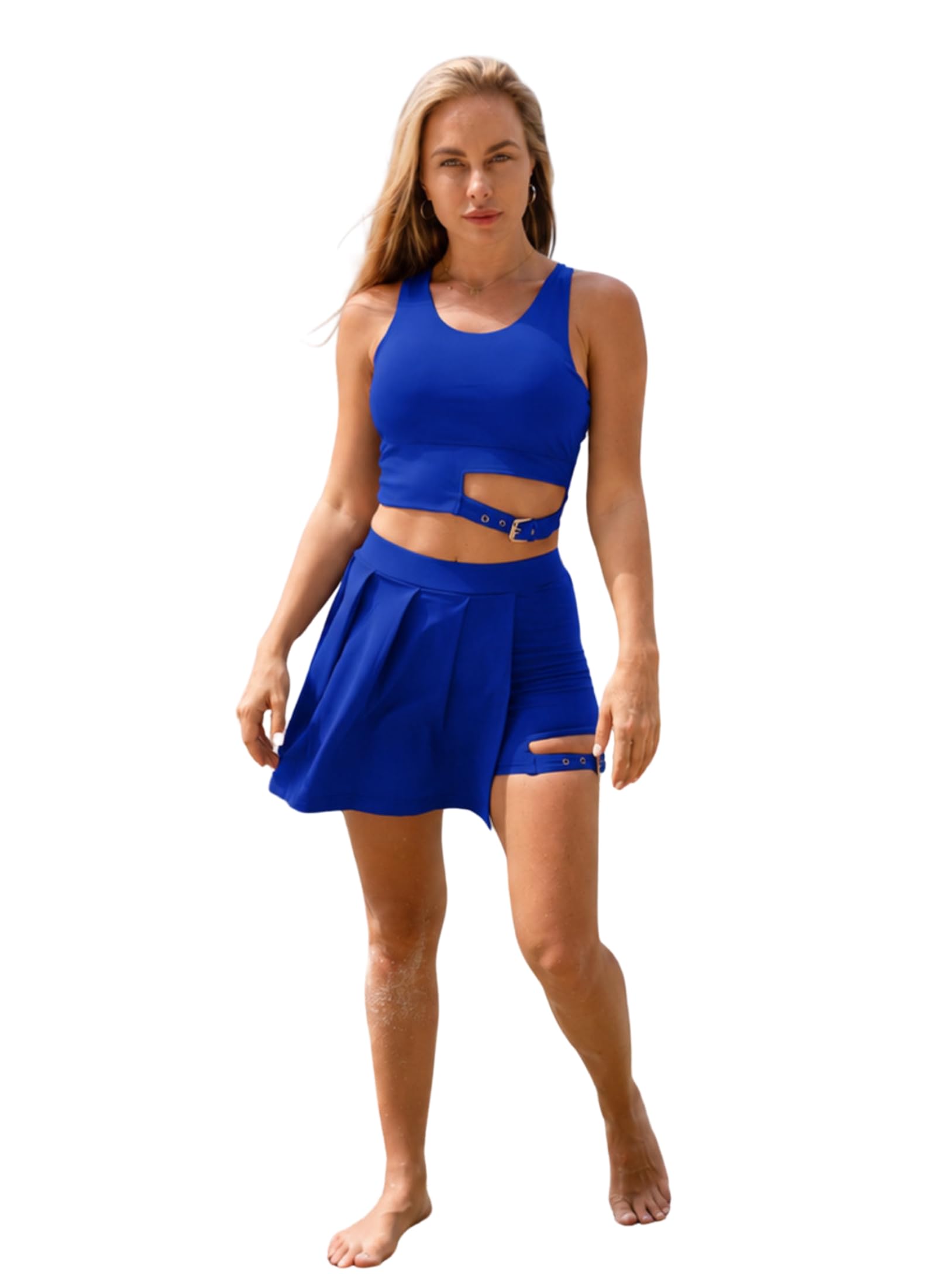 keepfit Women Plus Size Colourblocked Swimwear-picture-12