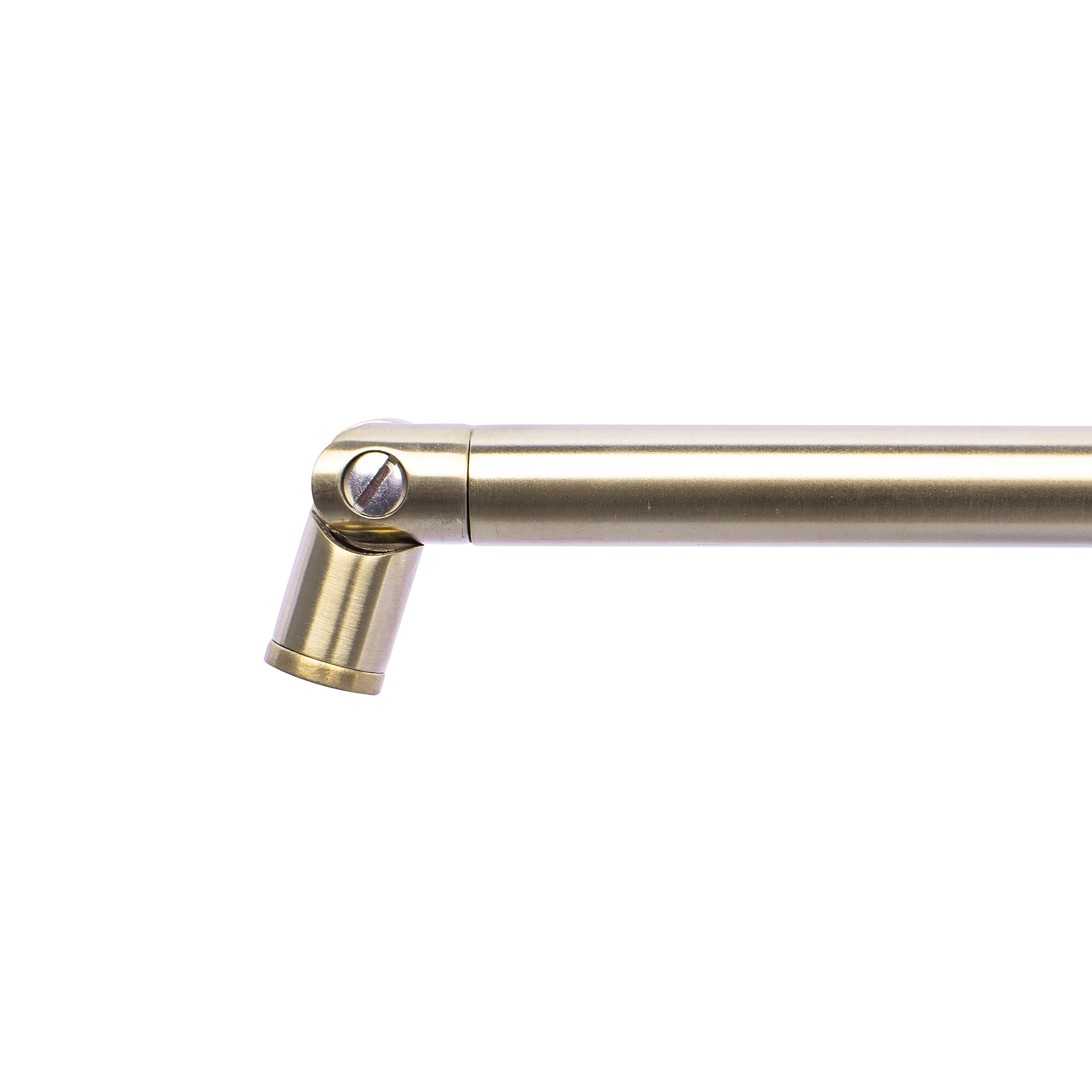 Schulte barre stabilisation 122cm or brossée recoupable douche verre 5/8mm | pour paroi porte de 5 à 8mm