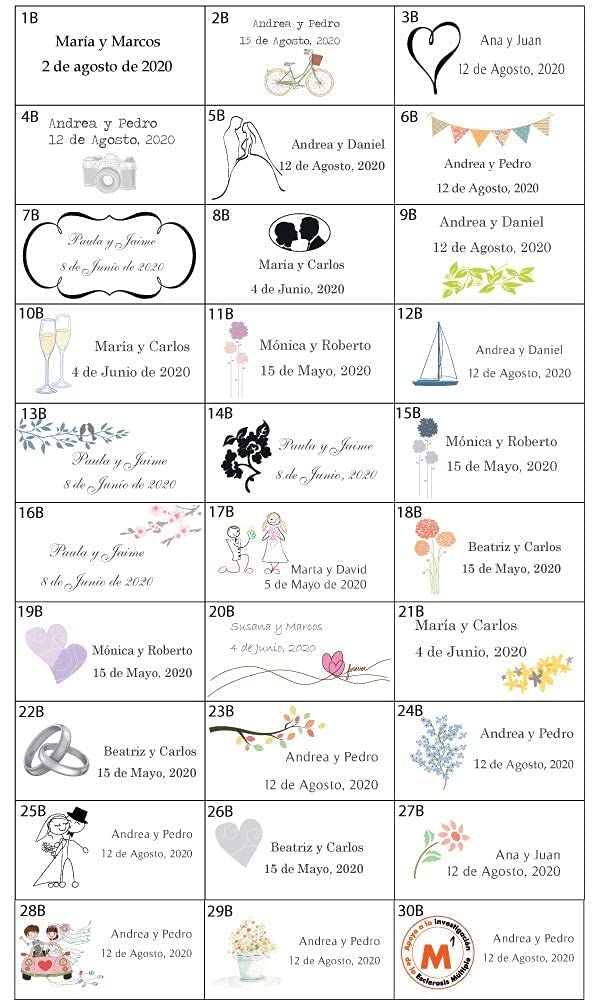 DISOK - Lote de 30 Toallas Perritos. Regalos Originales para entregar a los Invitados en una Boda, comunión, bautizo, fiesta, babyshower
