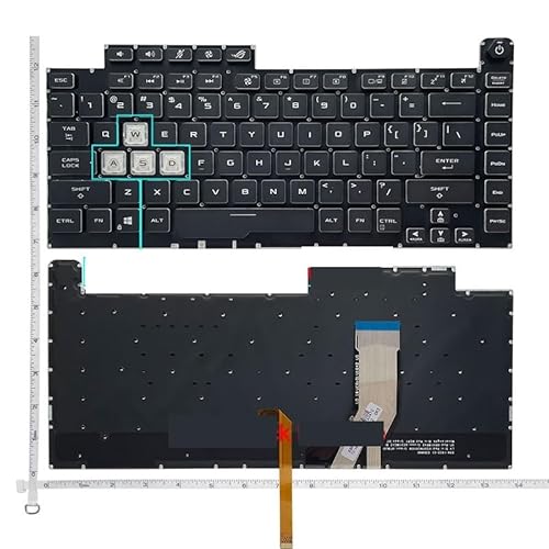 ROG Strix Scar III G512 L 3 PLUS G531 S5D G531GT G531G GL531 G531GV G531GU G532 �p RU/SP/FR/US �p��L�[�{�[�h(Orange)