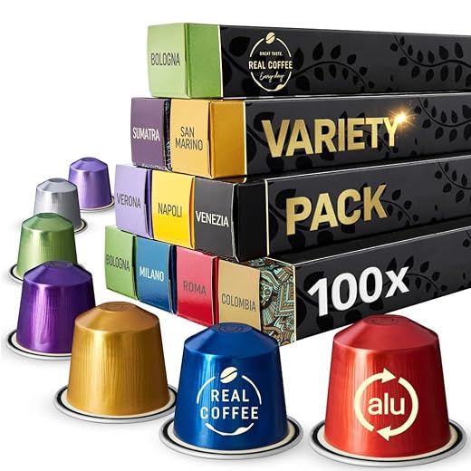 Blandat Smakpaket med hela vårt utbud av kaffekapslar. 9 olika sorter. 100 kaffekapslar
