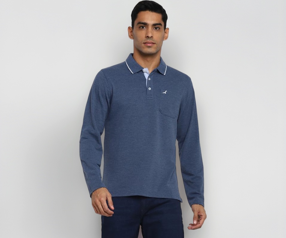 American Crew Men's Cotton-Poly Polo T-Shirt - Image 1