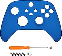 Vista 3 de eXtremeRate - Carcasa frontal para Xbox Series X y Xbox S Controller Accesorios personalizados - Controlador no incluido Azul