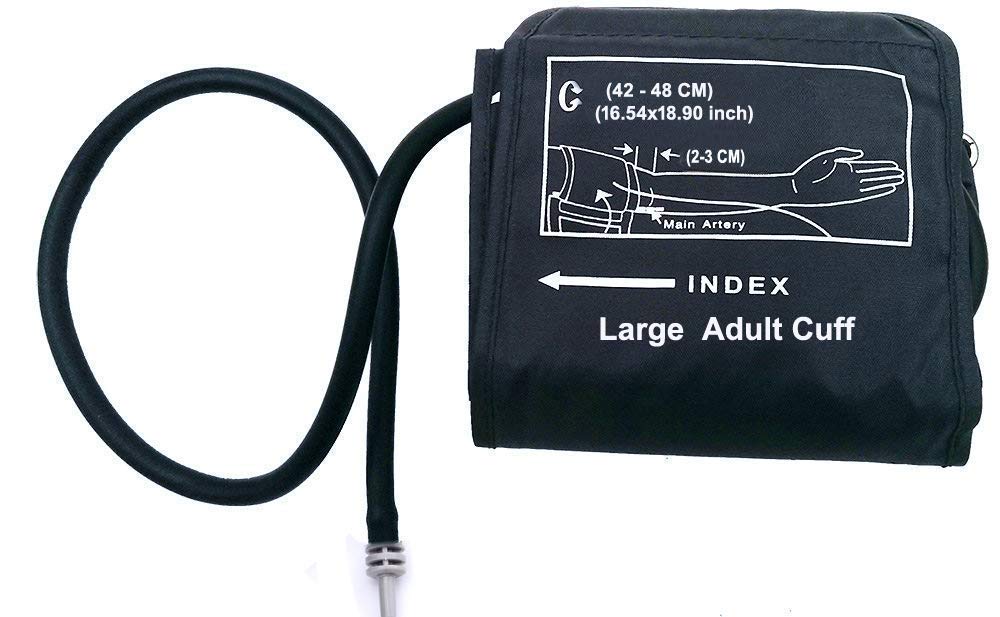 Raindrop World Blood Pressure Monitor Arm Cuff Adult (Gray Color,42-48 CM) Large