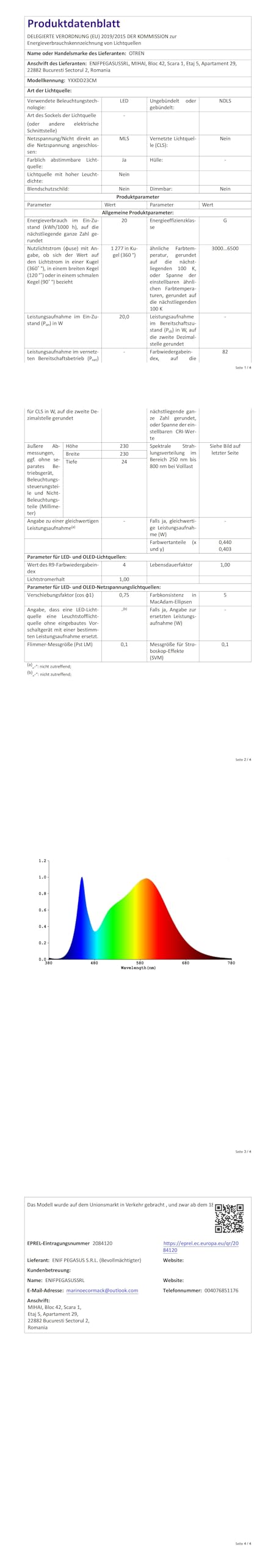 EASY EAGLE LED Deckenleuchte 40cm Rund - 48W 4800LM 4000K Für Bad, Küche, Flur