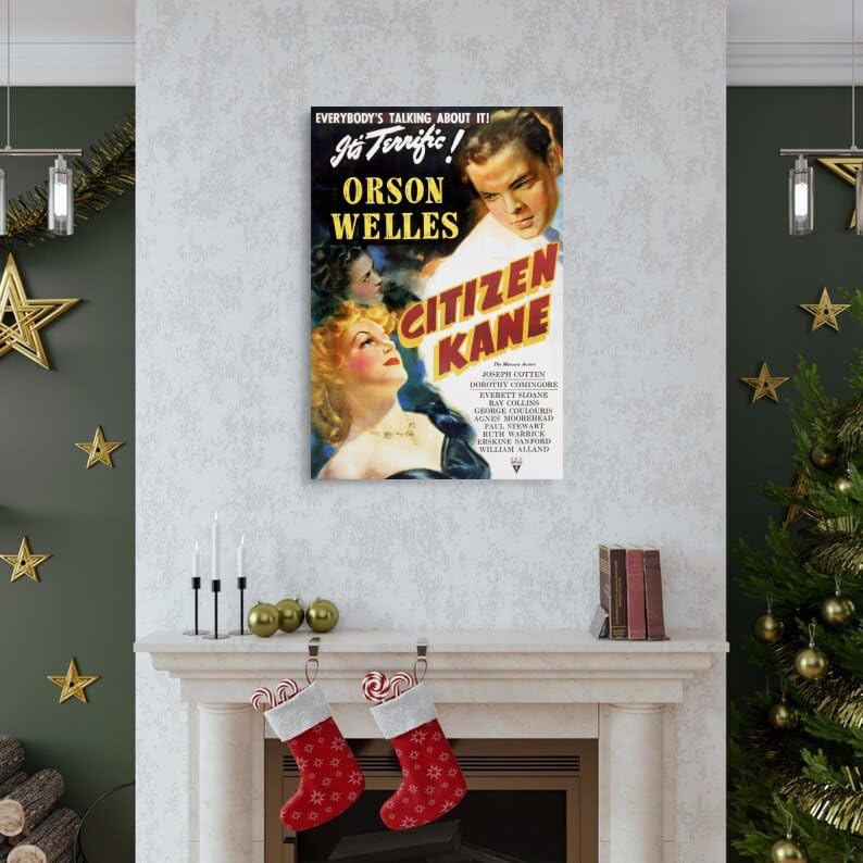 XOEDWOVM Citizen Kane Poster Du Film 1 - Impression Sur Toile