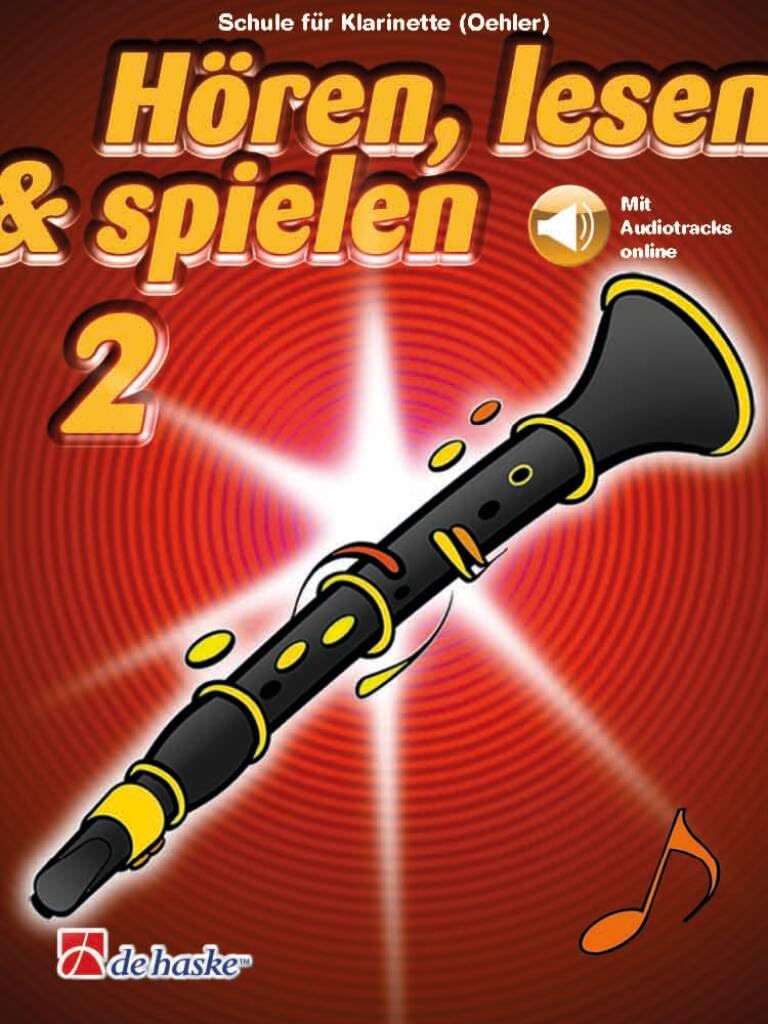 Hören, lesen & spielen - Die Klarinettenschule, Band 1 und Band 2 - mit Online Audio -von Jaap Kastelein -für Oehler-Klarinetten ISBN: 9789043162333 9789043162289 + Soundman Daumenschoner (Starterset)