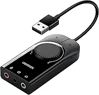 Ugreen Adaptador Placa De Som Usb A Áudio Fone Notebook Pc
