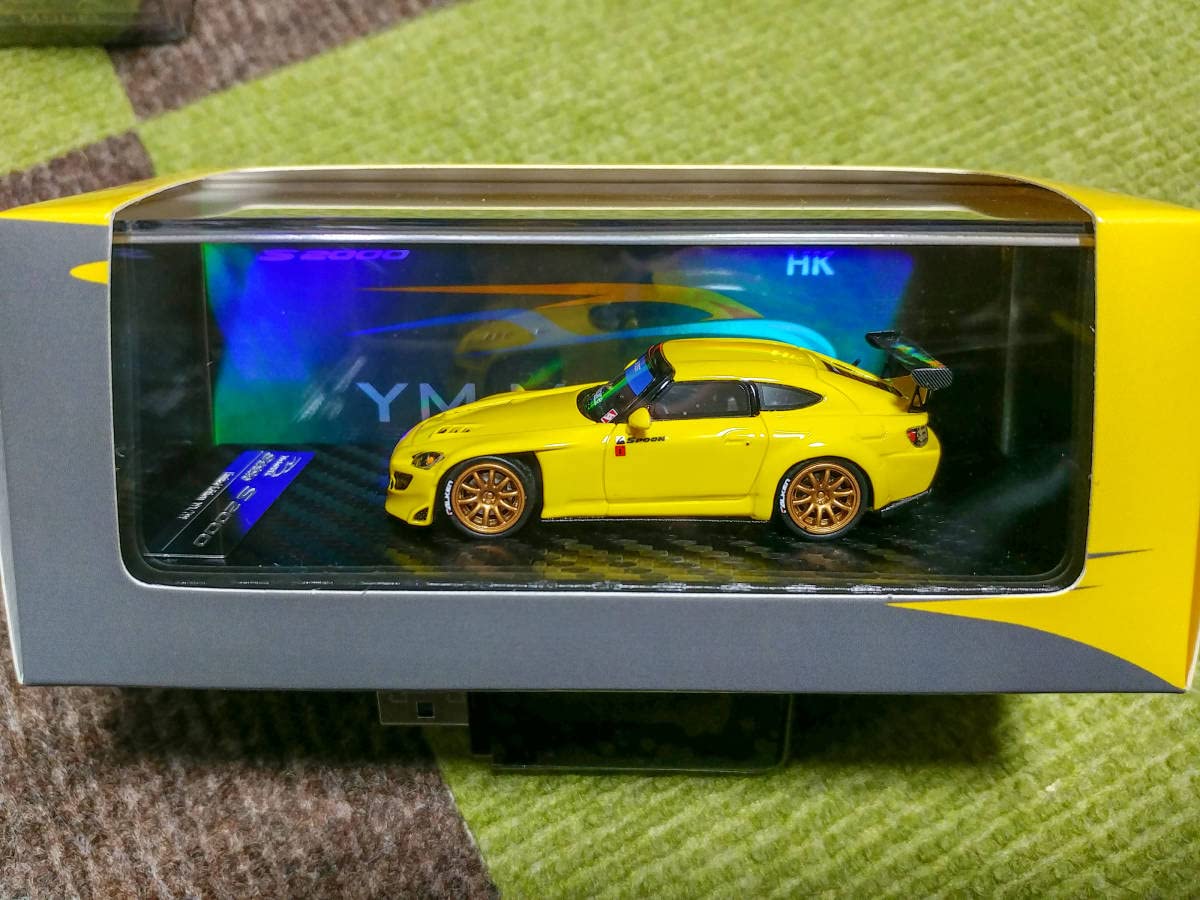 Amazon | YM Model 1/64 ホンダ S2000 Spoon イエロー レジン製 樹脂