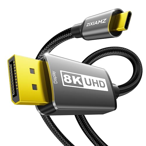 USB C to Display Port 1.4 Cable 3.3FT