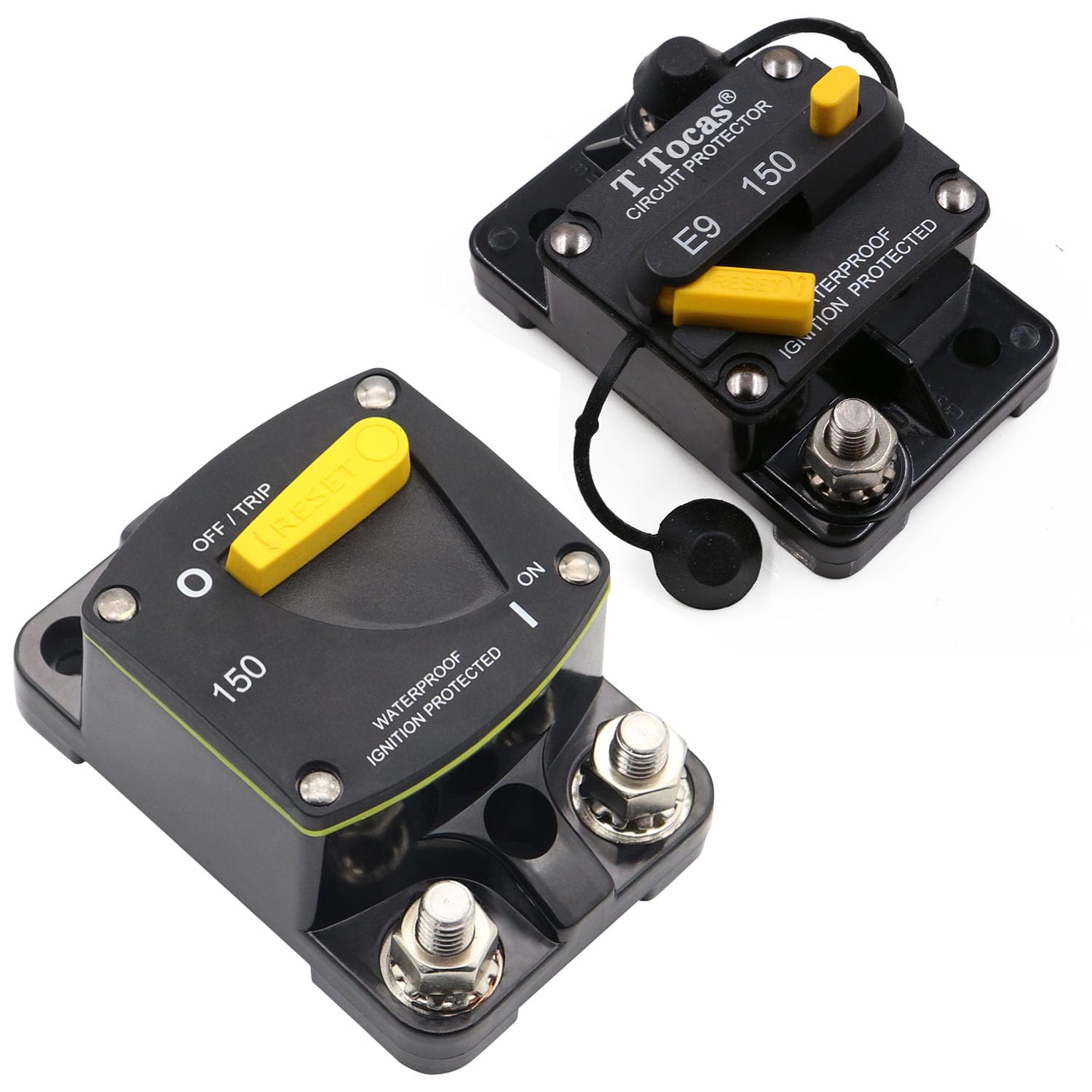 Amazon.com: 150 Amp Surface-Mount Circuit Breaker+ 2-in-1 Battery ...