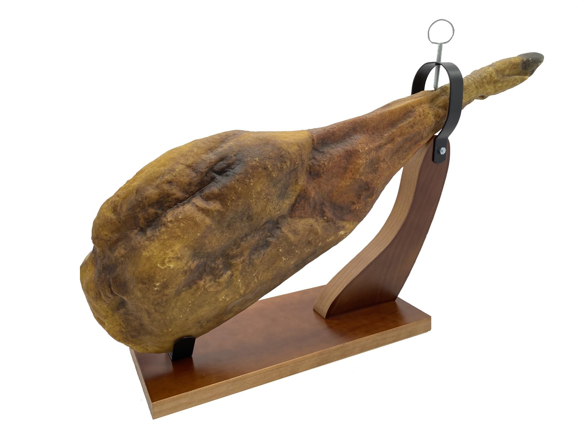 FERRETERIA LEPANTO Support à jambon HuelvaEco, support à jambon pour jambons et épaules, support à jambon à usage domestique et restaurants (set noir)