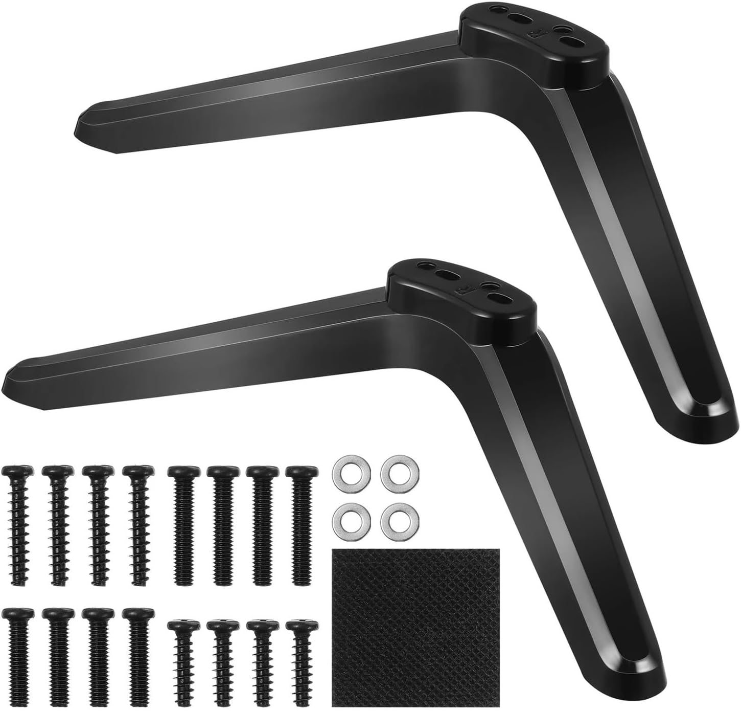 2 Piece TV Base Feet TV Bracket Table Mount Accessories for Table Stand with Screws Kit 32-65 Inches