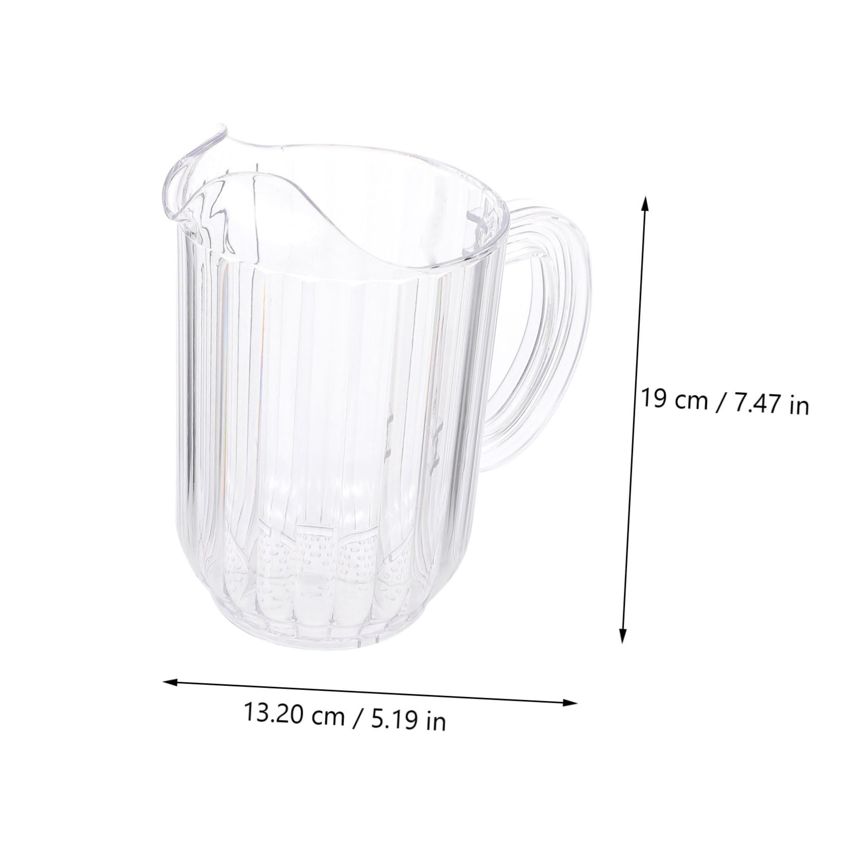 LALADEFIEE Insulated Water Bottle Clear Refillable Beverage Kettle Leakproof for Cold Brew