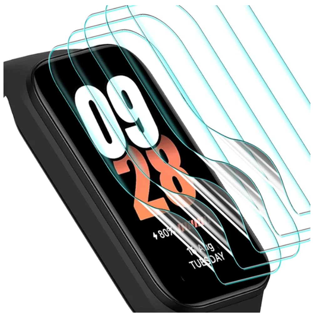 Film Protecteur Hydrogel Pour Xiaomi Smart Band 10 – 5 Pièces, Flexible, Anti-bulles