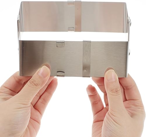 Miniatura 3 de DOITOOL Mini moldes de galletas para tartas, anillos cuadrados cuadrados para pastel, anillo de mousse, anillo de pastelería, molde circular para el