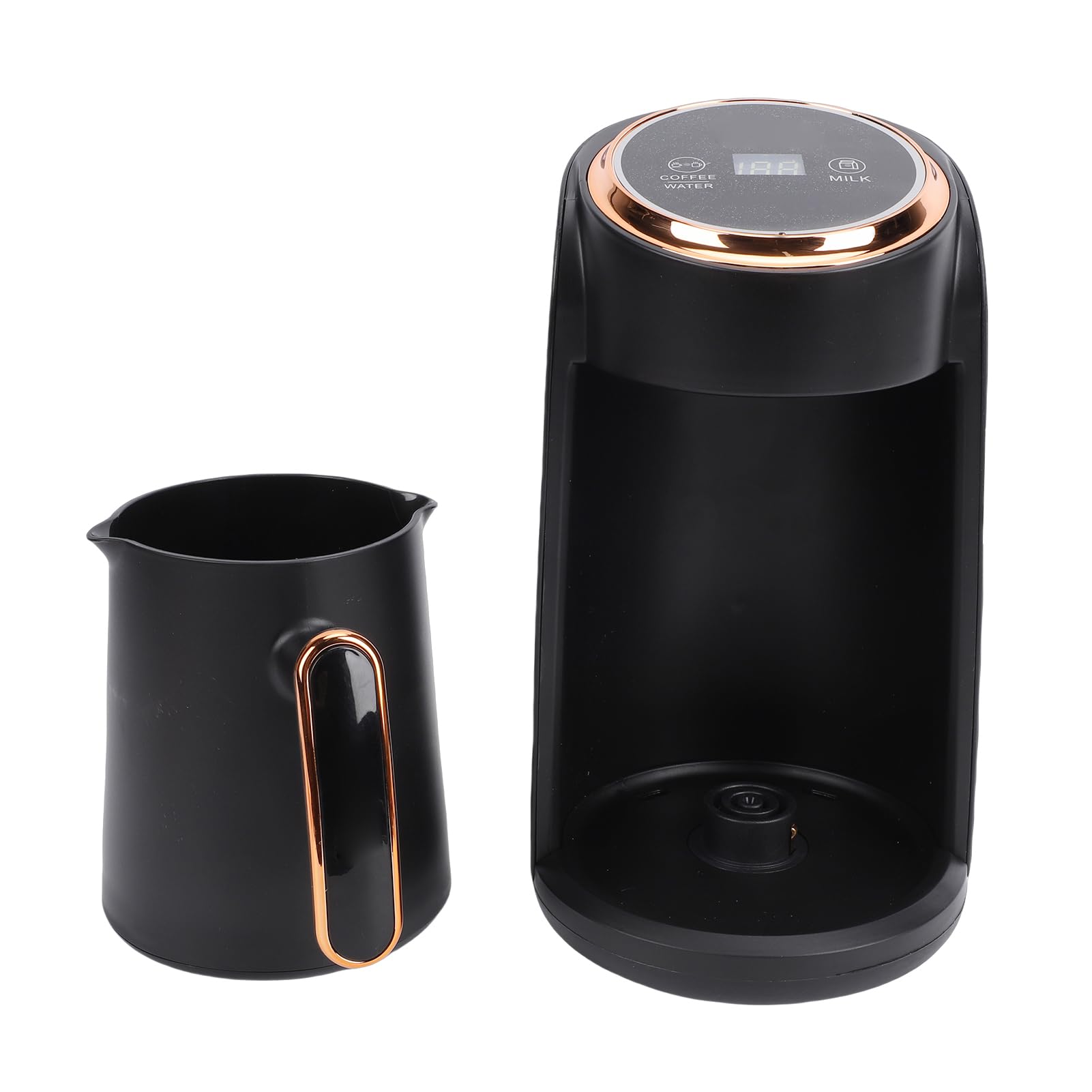 Cafetera Eléctrica para Café Griego, 600 W de Potencia de Vapor, Capacidad para 3-5 Tazas, Diseño Compacto, Depósito de 0,5 L, Espumador de Leche para Latte y Capuchino