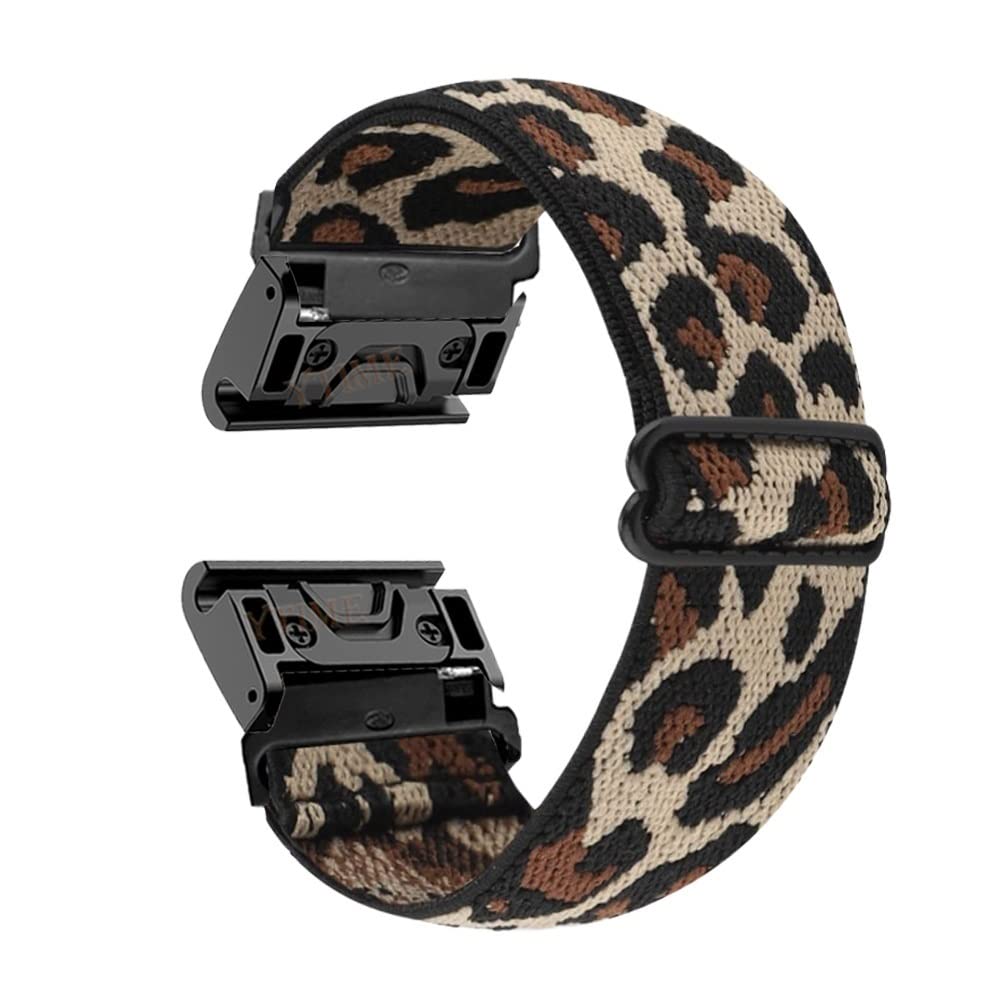 Bracelet Garmin Enduro nylon 26mm léopard pour sublimer vos aventures sportives - 8