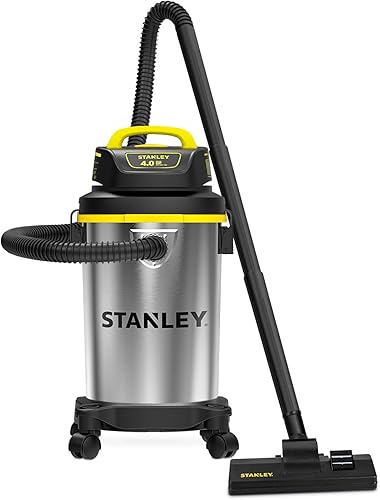 Aspiradora Stanley 4 HP para uso en seco o mojado