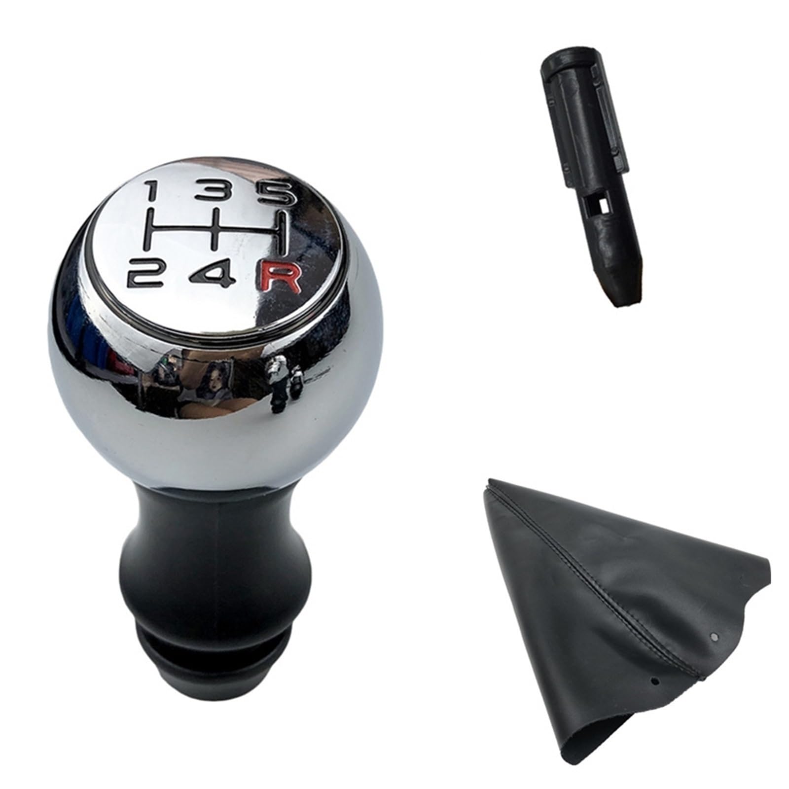 Qtsavxdd One Color Gear Shift Knob Head Compatible With C&Itroen For Sega For C4l For Elysee For C3-Xr For Picasso For C4 Car Gear Lever Accessories Shift Knob Guard Cover Auto Parts(D)