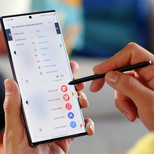 Miniatura 8 de Paquete de 2 lápices capacitivos Galaxy S22 Ultra Stylus de repuesto para Samsung Galaxy S22 Ultra Stylus Touch S Pen (negro) sin Bluetooth