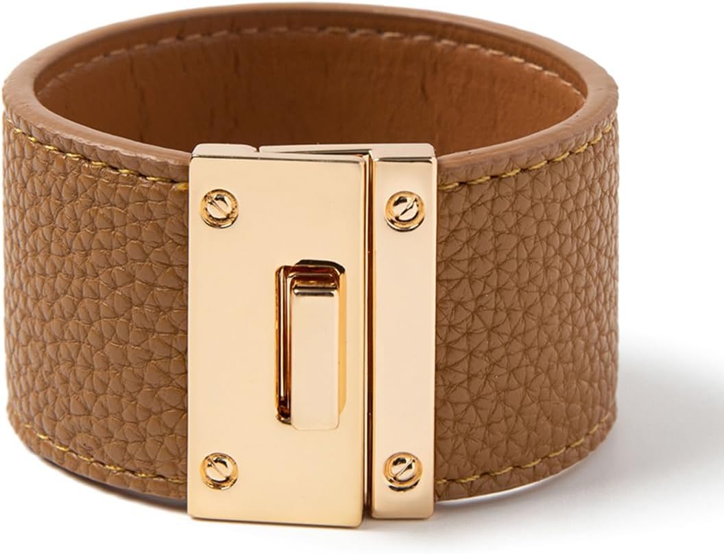 Rantanto Braid Leather Wrap Bracelet Trendy Stackable Crystal Cuff Boho Gold Heart Bracelet Jewelry Gift For Women