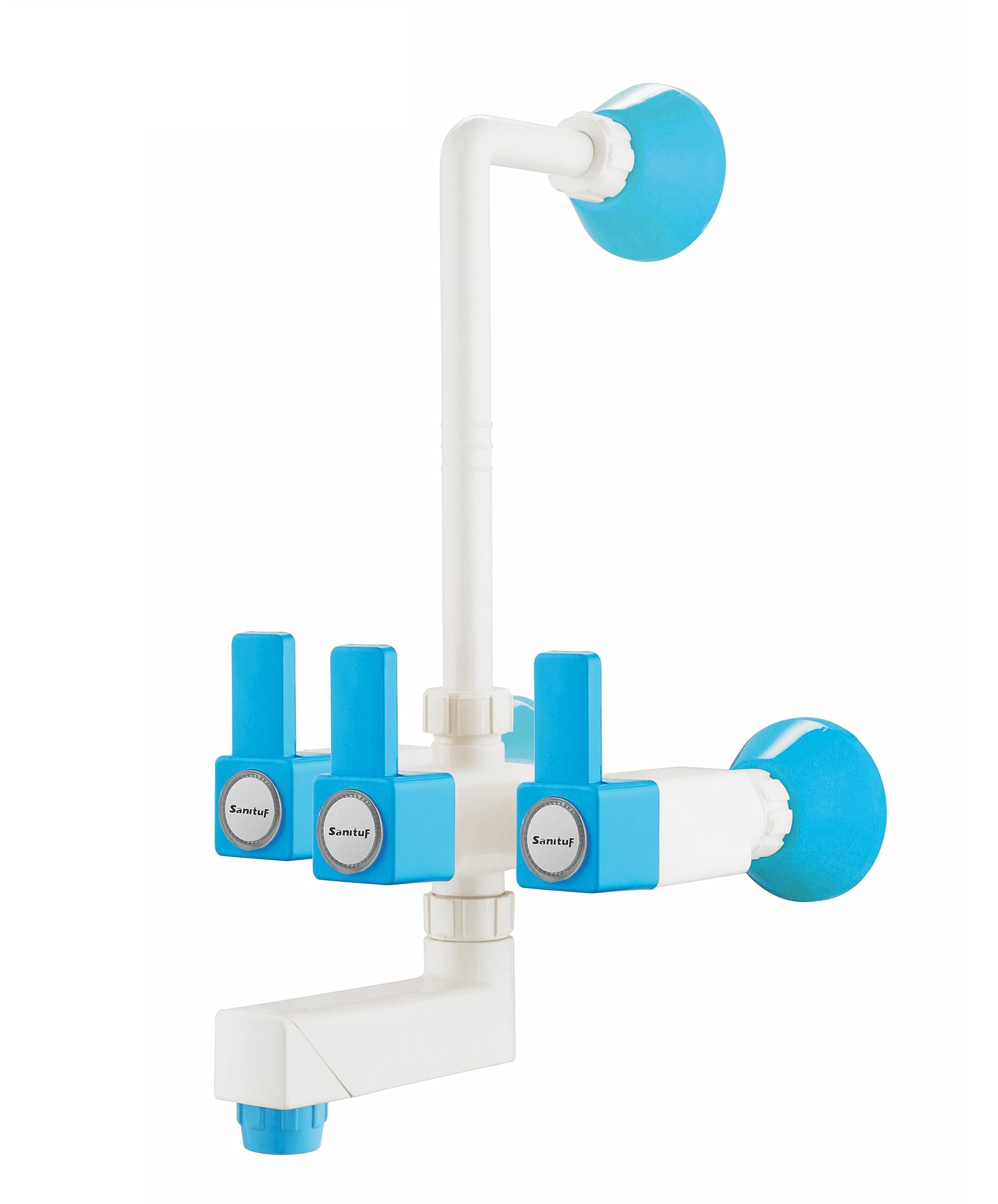 Sanituf RG-1021 Wall Mixer with L Bend || Hot & Cold Suitable Regal Series Plastic Wall Mixer Faucet (Wall Mount Installation Type) (B0CCDMZZ54) Amazon Price History, Amazon Price Tracker